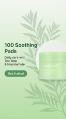 Medicube Exosome CICA Tea Tree Calming Toner Pads for Sensitive Skin with Centella Asiatica Help Reduce Redness & breakouts. Low-irritating & Hydrating Daily Care Korean Skincare Vegan (100 Pads)