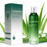 Aloderma Brightening Face Toner Made with 88% Organic Aloe Vera - Natural Aloe Vera Toner for Face with Hyaluronic Acid & Niacinamide Skin-Refining Toner to Brighten Skin Aloe Skin Toner 4.2 Oz