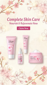 Japanese Sakura Skincare Set - 4 Pieces
