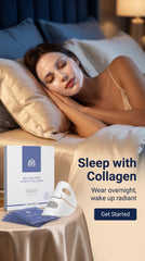 MAVENI Bio-Collagen Face Masks Real Deep Collagen Mask Vitality-Fill Deep Hydrates Facial Hydrogel Masks | TikTok Trend Items | Korean Skin Care