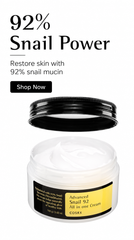 COSRX Snail Mucin 92% Face Moisturizer 3.52 Oz Lightweight Moisturing Cream for Soft Glowy Skin Korean Skin Care Korean Moisturizer Face Cream