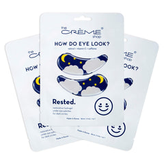 Rested Hydrogel Under Eye Patches for Dark Circles - Korean Skincare (3 Pack)