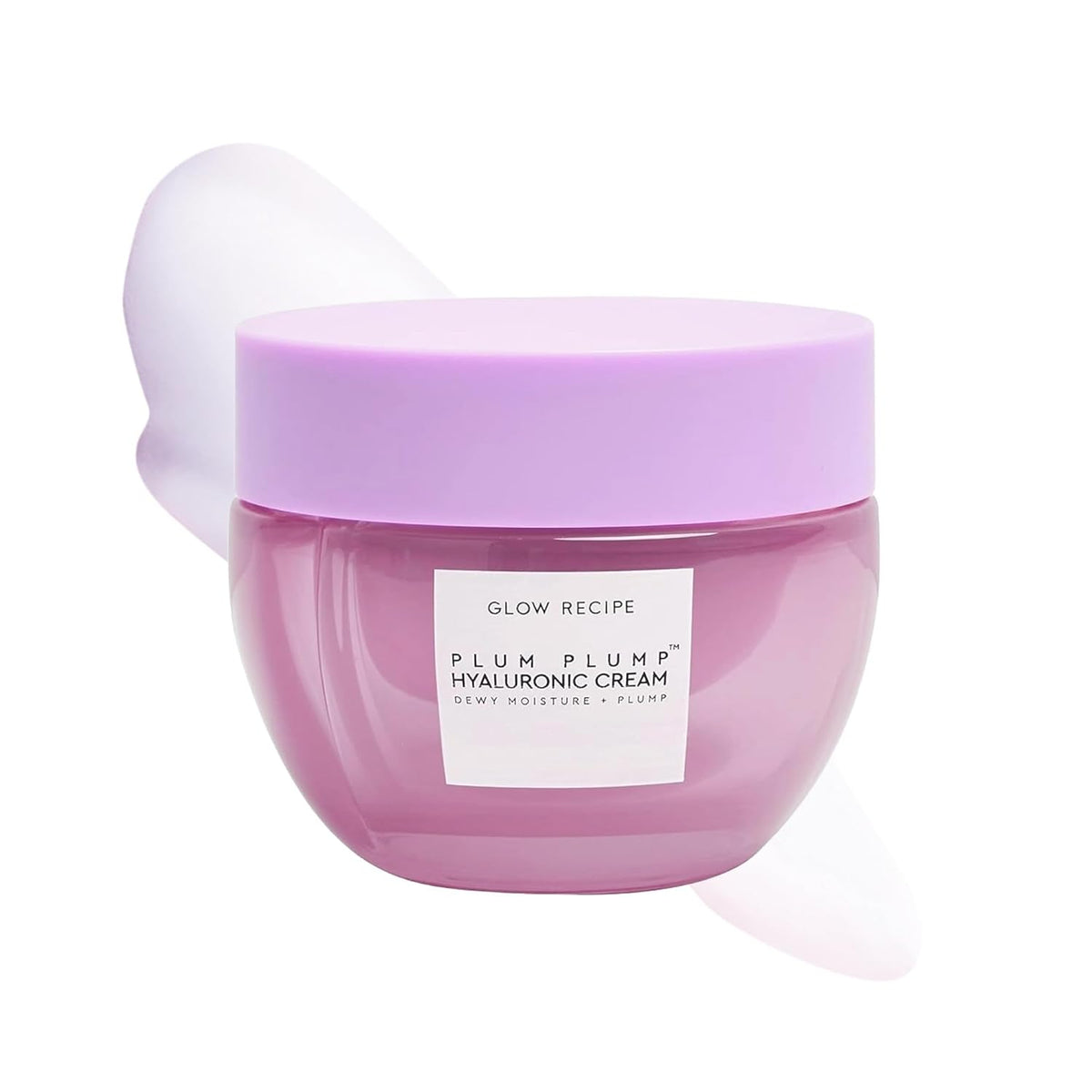 Plum Plump Hyaluronic Acid Face Cream Moisturizer, Travel Size, Korean Moisturizer for Dry Skin, Plumping + Firming Hydration, Polyglutamic Acid + Peptides (20Ml)
