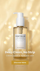 SKIN1004 Madagascar Centella Light Cleansing Oil 6.76 fl.oz 200ml | Gentle Oil Cleanser for Face Korean Facial Cleanser Double Cleansing