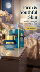 Skin Ceremony Hyaluronic Acid & Collagen Face Moisturizer - Long-Lasting Hydration Skin Firming Anti-Aging - Dermatologist Tested Cruelty-Free Korean Skin Care for All Skin Types - 1.69 Fl. Oz