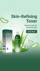 Aloderma Brightening Face Toner Made with 88% Organic Aloe Vera - Natural Aloe Vera Toner for Face with Hyaluronic Acid & Niacinamide Skin-Refining Toner to Brighten Skin Aloe Skin Toner 4.2 Oz