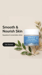 Face Moisturizer with Hyaluronic Acid Squalane and Ceramides to Smooth and Nourish