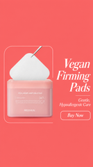 MEDIHEAL Collagen Ampoule Pad – Square Cotton Facial Toner Pads Collagen & Ceramide - Skin Firming & Restore Elasticity - Tighten Wrinkles & Lines - Vegan Eco Silk Pads 100 Pads