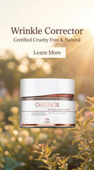 Natura - Chronos Revitalization and Filling 60+ Face Cream - Anti-Signs of Aging Moisturizer with Caseria Extract Correcting Wrinkles Stimulating Hyaluronic Acid Production - Vegan Skincare - 40g