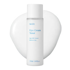 NACIFIC Jeju Uyu Cream Toner Facial Toner 5.07fl. oz. 150ml with Jeju Milk Extract Ceramide 5 Complex Moisture Lasting Natural Ingredients Korean Skin Care