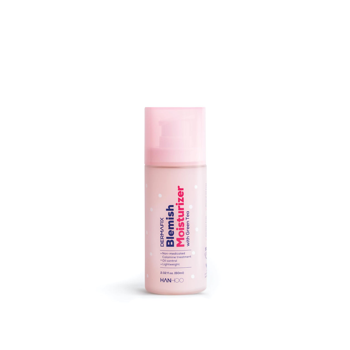 Hanhoo Dermafix Blemish Moisturizer | Daily Facial Moisturizer | For Oily and Blemish-Prone Skin | Lightweight Moisturizer with Calamine and Green Tea | Hydrates and Balances Oil | 2.02 fl oz
